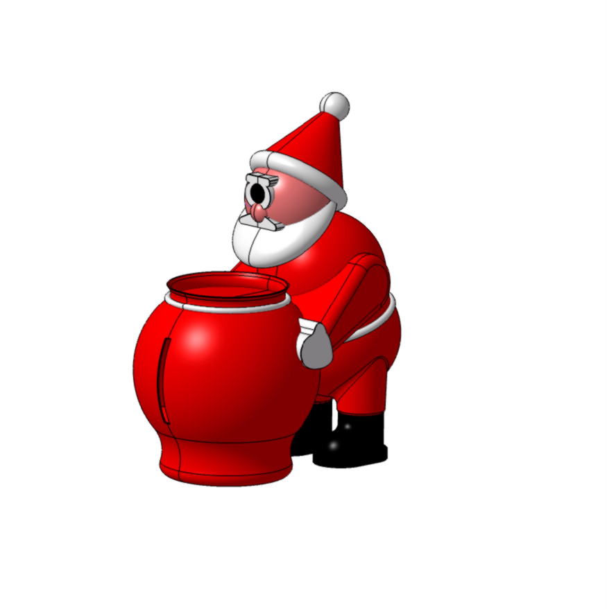 独眼圣诞老人储蓄罐